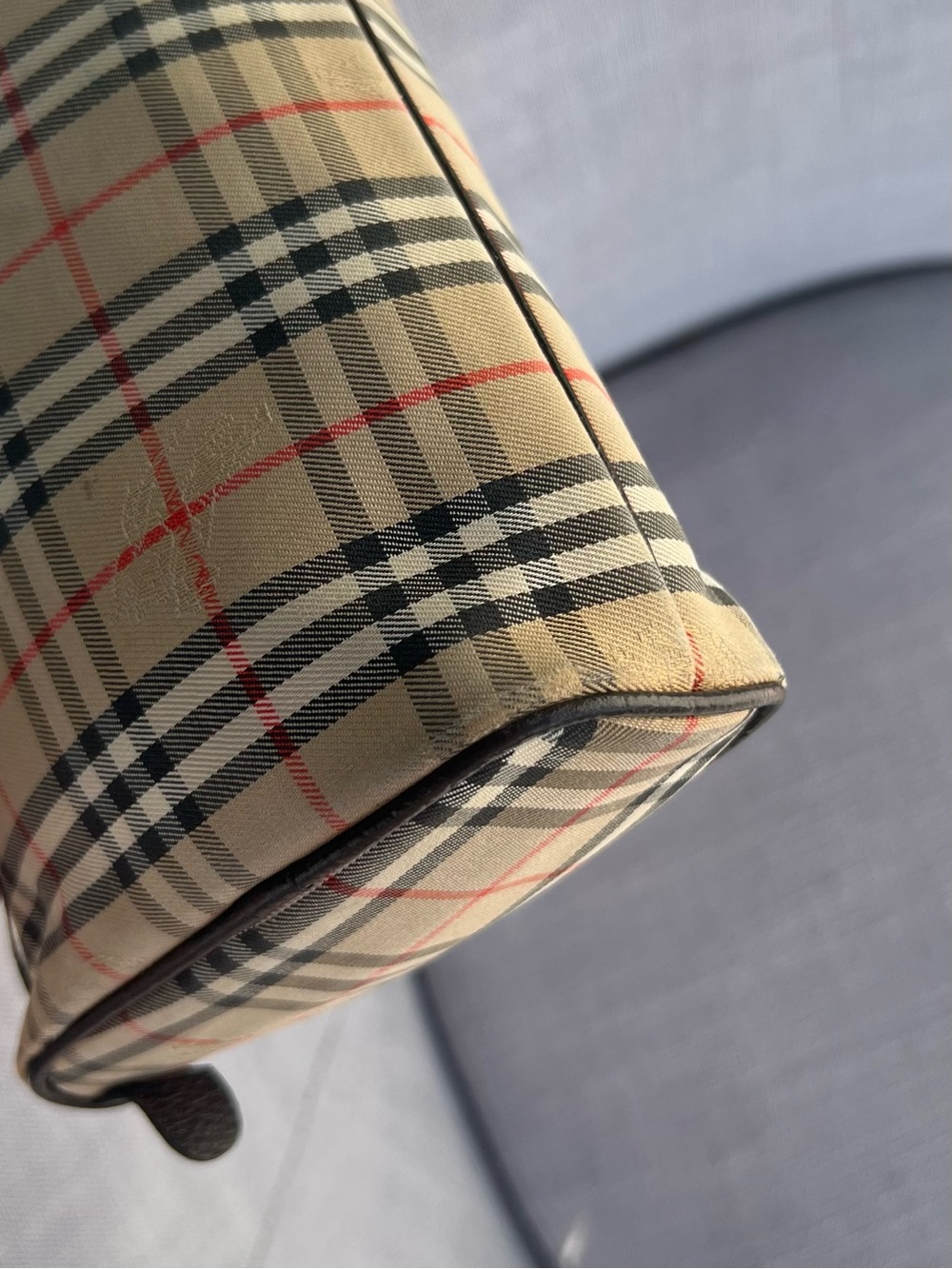 Burberrys plaid pouch cosmetic bag clutch - Picture 12 of 13